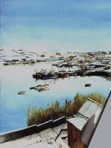 Scalpay snow scene 