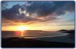 sunset over Taransay